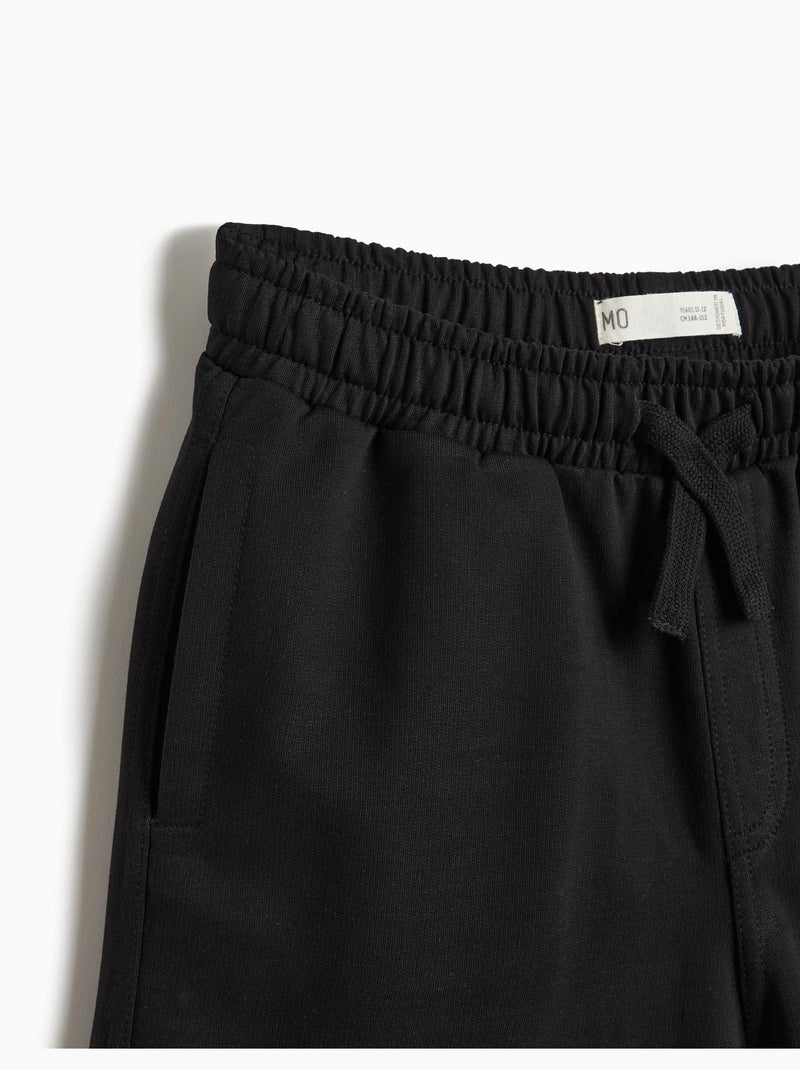 Calgões de felpa cargo, mo fashion Nero - Kiabi
