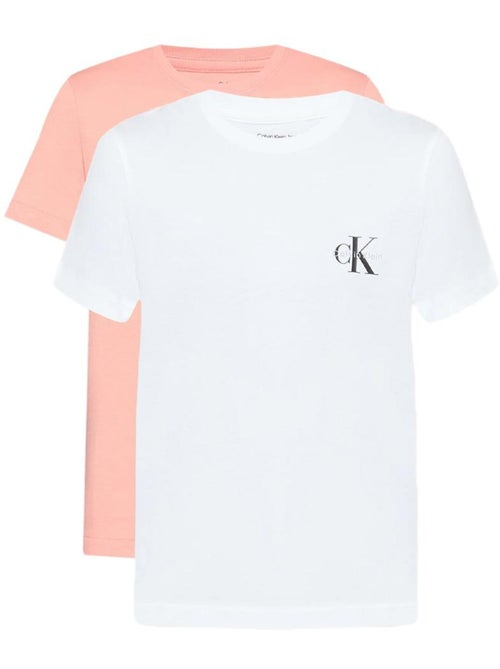 Calvin Klein Jeans - Set 2 T-Shirt Donna - Kiabi Calvin Klein Jeans - Set 2 T-Shirt Donna - Kiabi