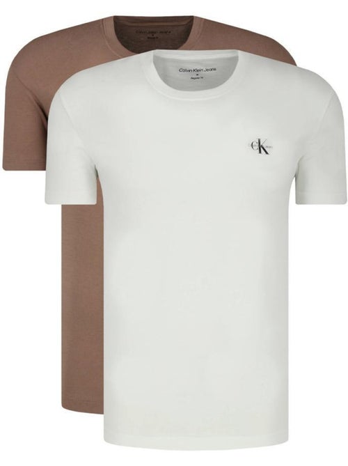 Calvin Klein Jeans - Set 2 T-shirt Uomo - Kiabi Calvin Klein Jeans - Set 2 T-shirt Uomo - Kiabi