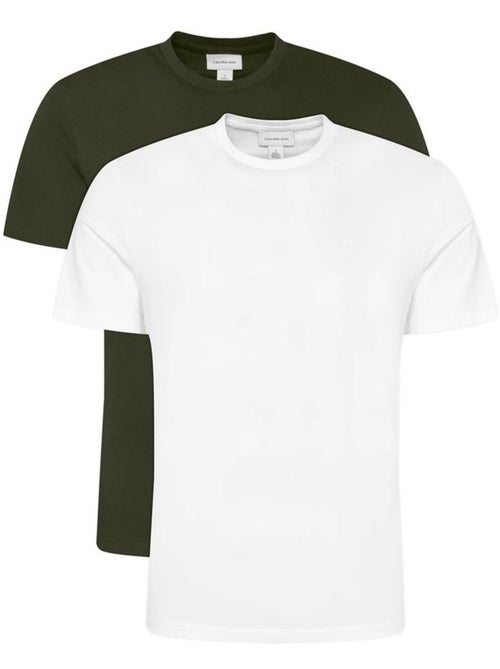 Calvin klein jeans confezione da 2 t-shirt classiche uomo - Kiabi Calvin klein jeans confezione da 2 t-shirt classiche uomo - Kiabi