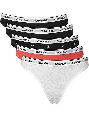 Calvin klein jeans confezione da 5 tanga donna