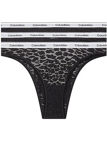 Calvin klein jeans culotte brasiliana donna - confezione da 3