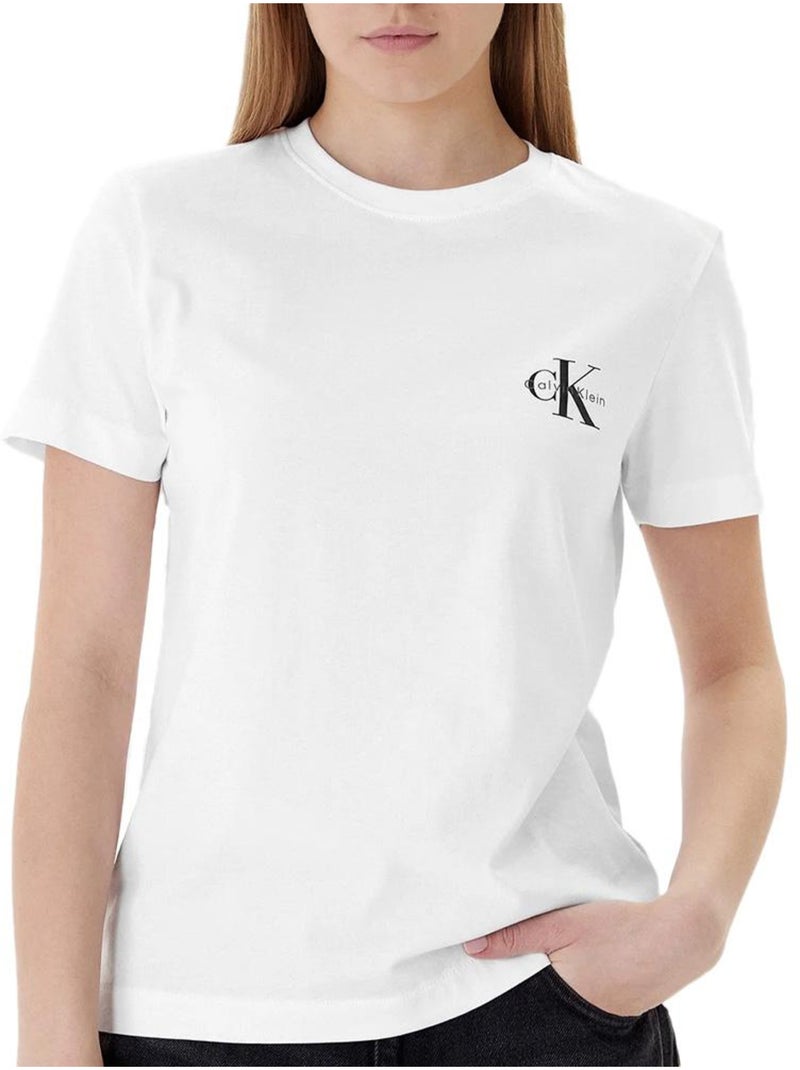 Calvin Klein Jeans T-Shirt Donna Grigio argentato - Kiabi
