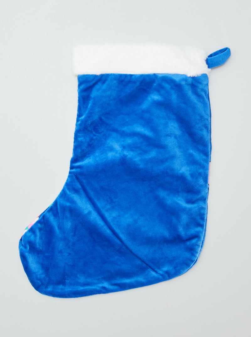 Calza di Natale 'Stitch' blu - Kiabi