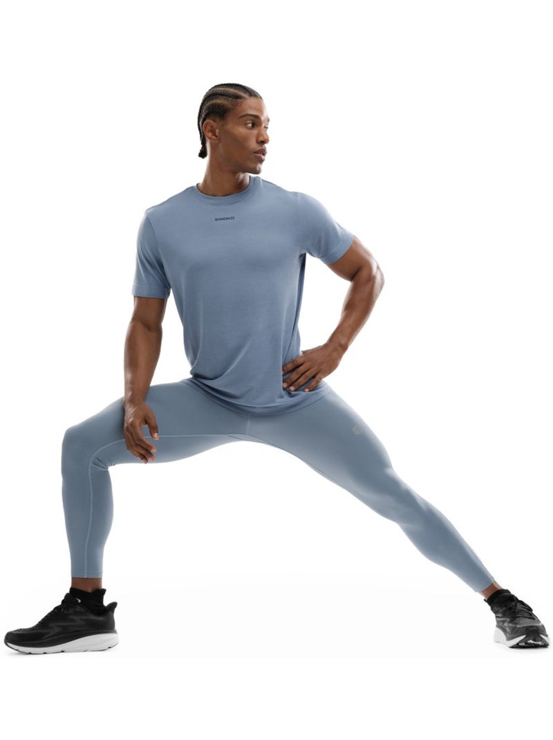 Calzamaglia da corsa da uomo fitness uomo warrior Blu - Kiabi