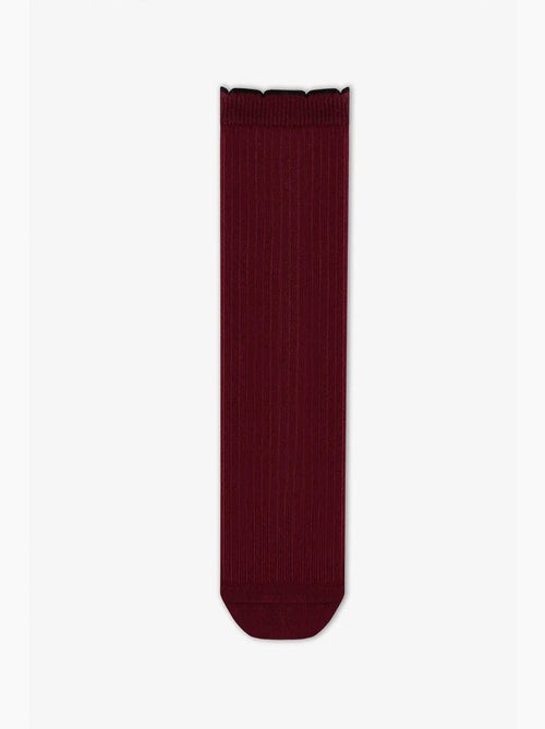 Calze al ginocchio bambina preppy sweetie con motivo fiocco penti - Kiabi Calze al ginocchio bambina preppy sweetie con motivo fiocco penti - Kiabi