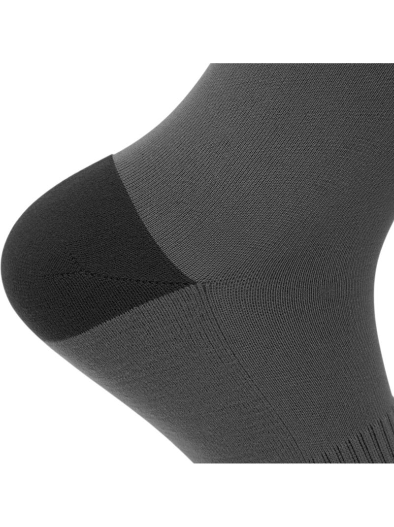 Calze alte da trail running escursionismo uomo e donna pindos Nero - Kiabi