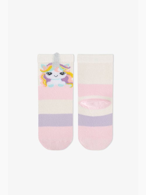 Calze corte bambina unicorn fantasy in cotone, 2 paia penti - Kiabi