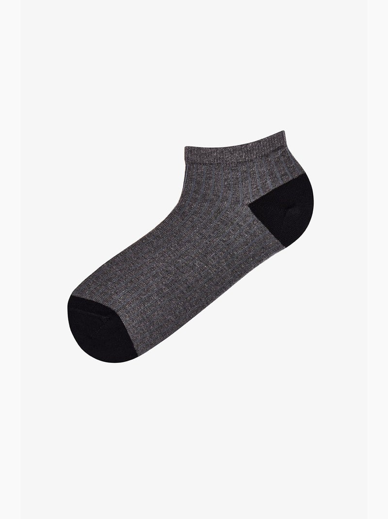 Calze corte comfort 2 paia penti Grigio nero - Kiabi