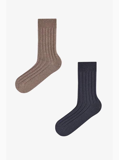 Calze corte uomo flex tone, paio penti - Kiabi