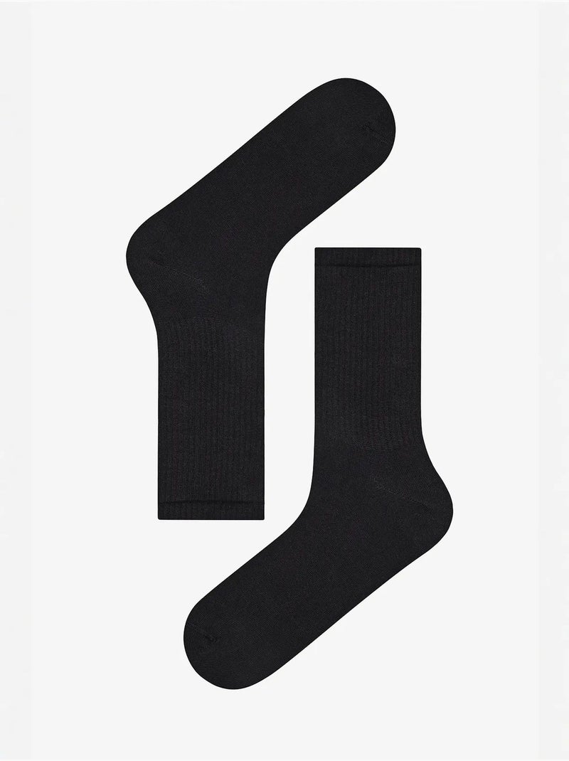 Calze corte uomo tennis 3 paia penti Nero - Kiabi