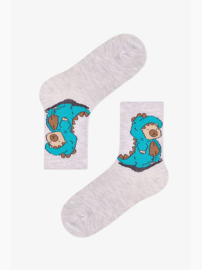 Calze da bambino lovers a righe, 2 paia penti Bianco - Kiabi