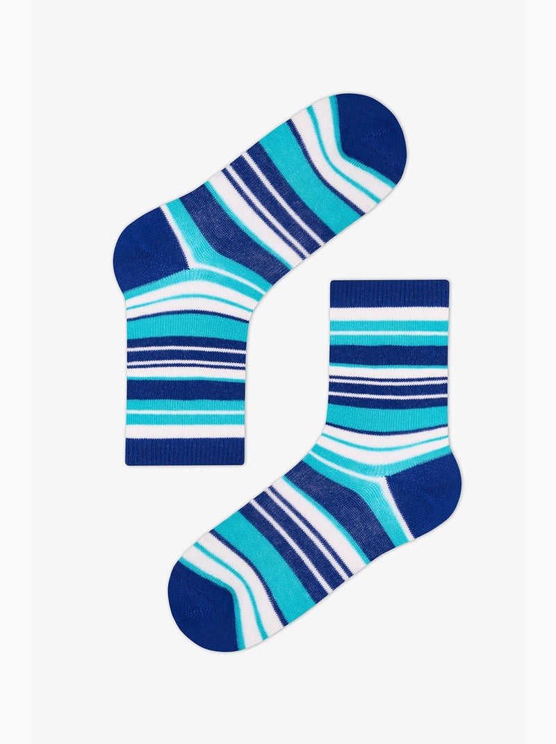 Calze da bambino lovers a righe, 2 paia penti Bianco - Kiabi