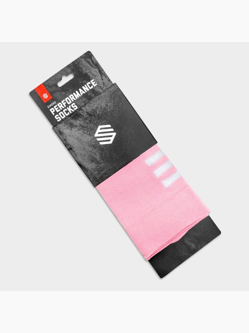 Calze da ciclismo ciclismo uomo e donna s1  agnello Rosa - Kiabi
