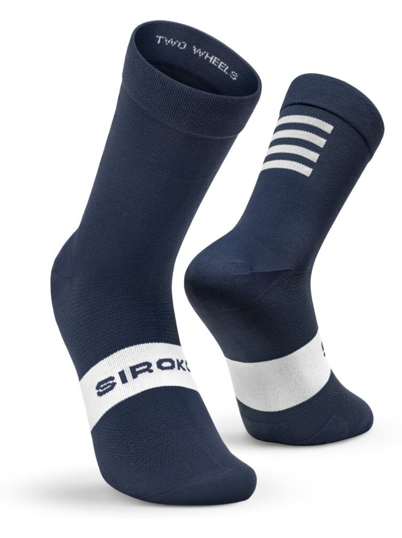 Calze da ciclismo ciclismo uomo e donna s1  ancares Blu marino - Kiabi