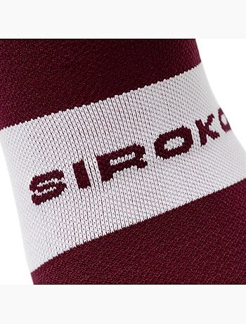 Calze da ciclismo ciclismo uomo e donna s1 burgundy