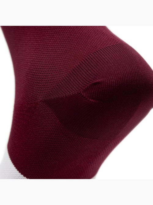 Calze da ciclismo ciclismo uomo e donna s1 burgundy - Kiabi