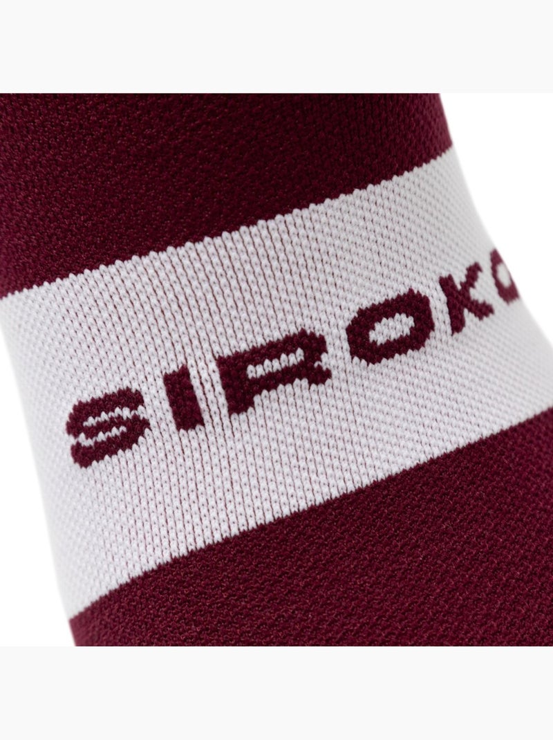Calze da ciclismo ciclismo uomo e donna s1 burgundy Rosso - Kiabi
