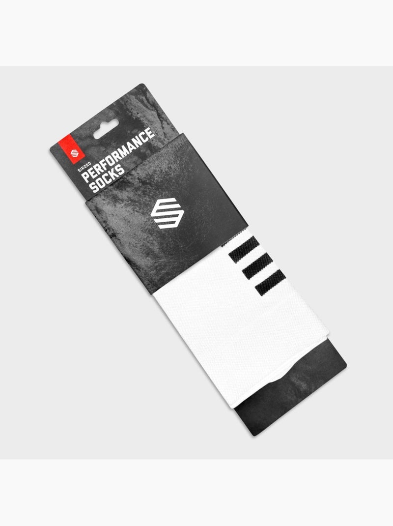 Calze da ciclismo ciclismo uomo e donna s1  gavia Bianco - Kiabi