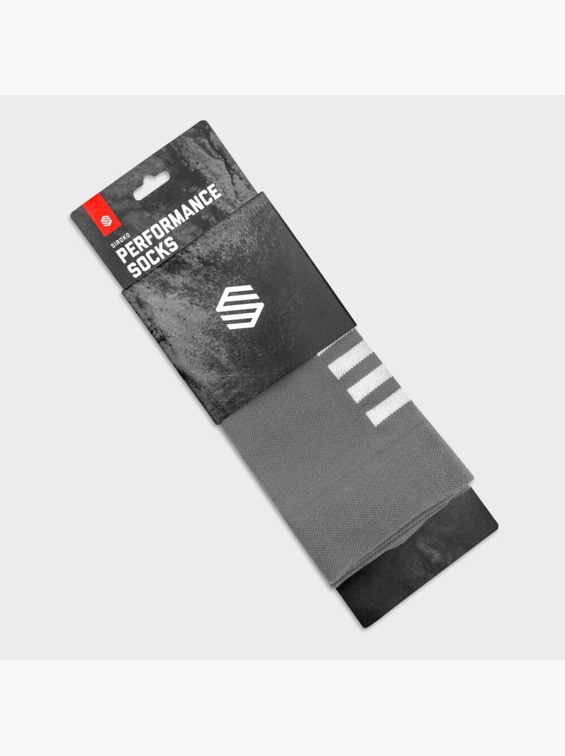 Calze da ciclismo ciclismo uomo e donna s1 gray saas Argento - Kiabi