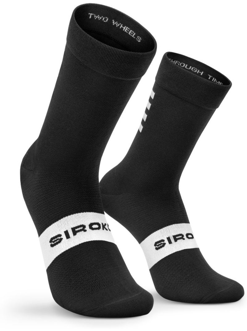 Calze da ciclismo ciclismo uomo e donna s1  kapelmuur Nero - Kiabi