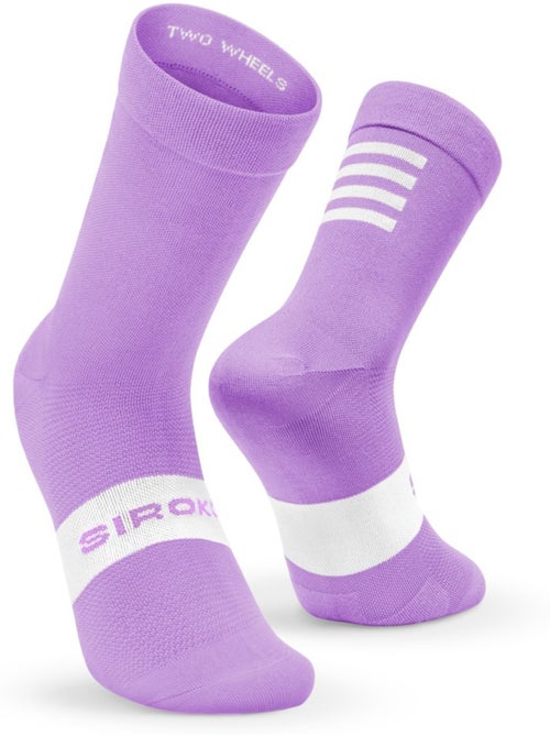 Calze da ciclismo ciclismo uomo e donna s1 lilac etna - Kiabi Calze da ciclismo ciclismo uomo e donna s1 lilac etna - Kiabi