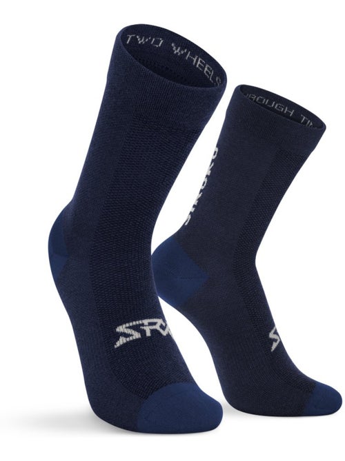 Calze da ciclismo con lana merino ciclismo uomo e donna srx arctic - Kiabi