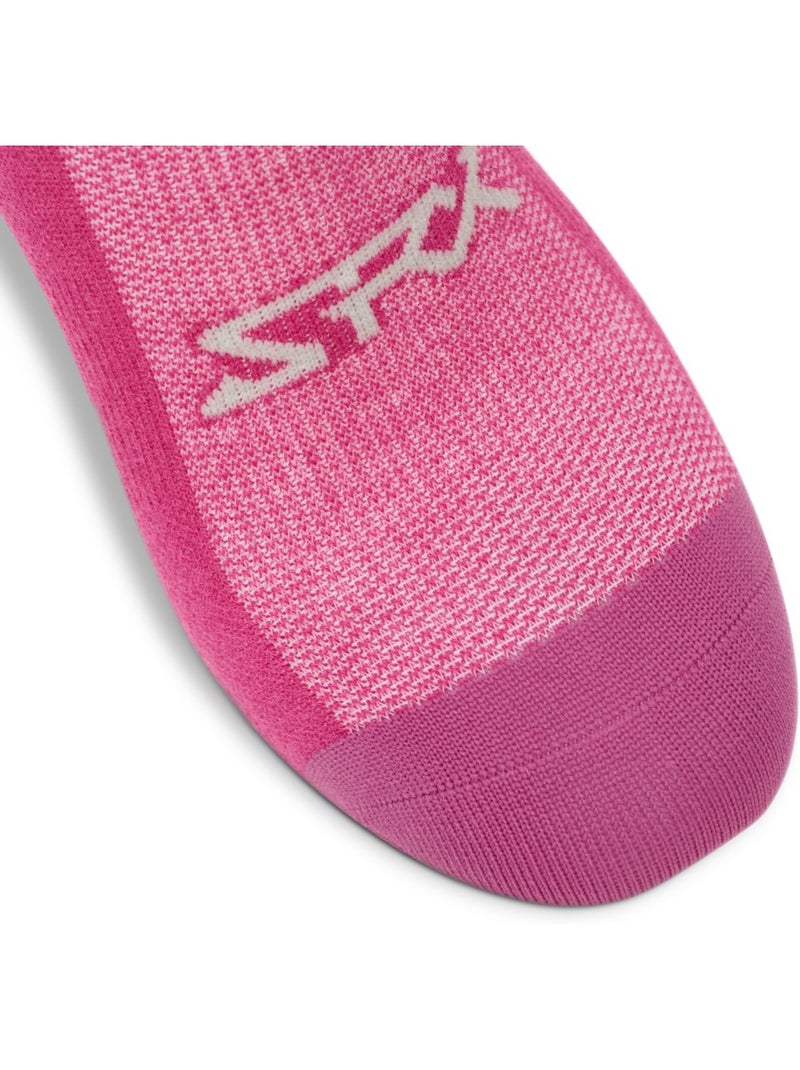 Calze da ciclismo con lana merino ciclismo uomo e donna srx sella Rosa - Kiabi