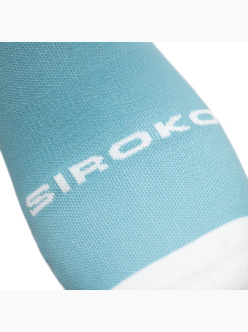 Calze da ciclismo gravel a mezza gamba ciclismo uomo e donna gs2 Blu - Kiabi