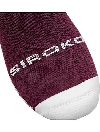 Calze da ciclismo gravel a mezza gamba ciclismo uomo e donna gs2 burgundy