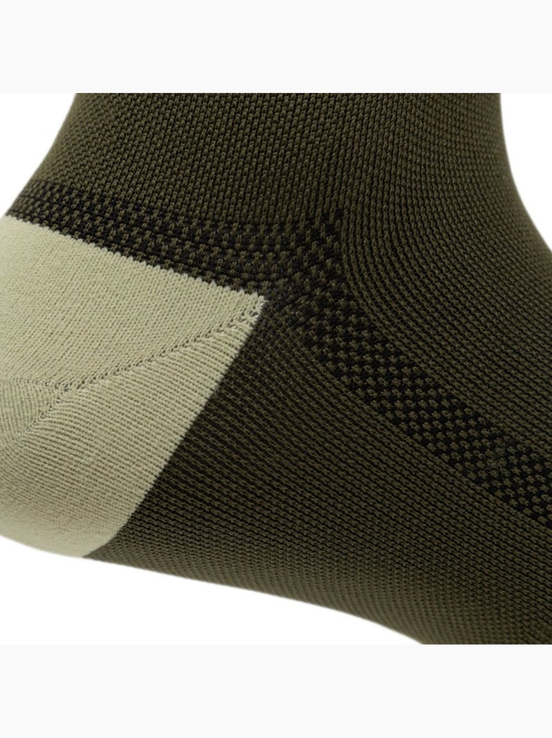 Calze da ciclismo gravel a mezza gamba ciclismo uomo e donna gs2 Verde - Kiabi