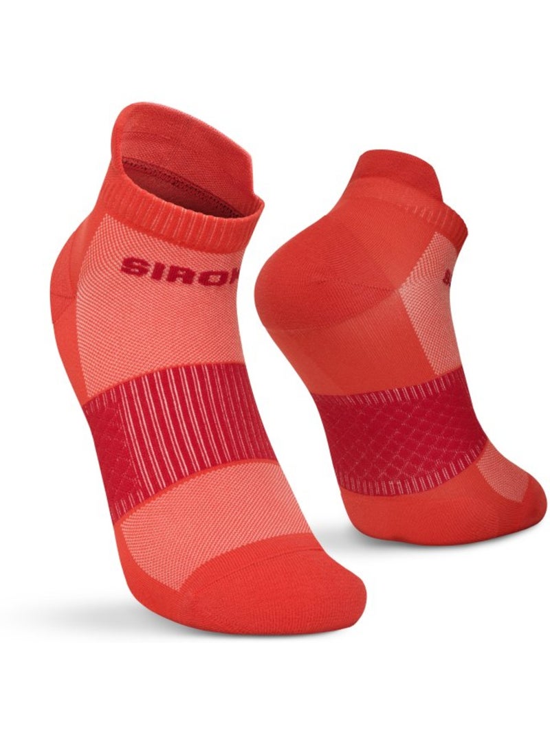 Calze da corsa corte in confezione da 3 paia fitness uomo e donna helix brick Arancione - Kiabi