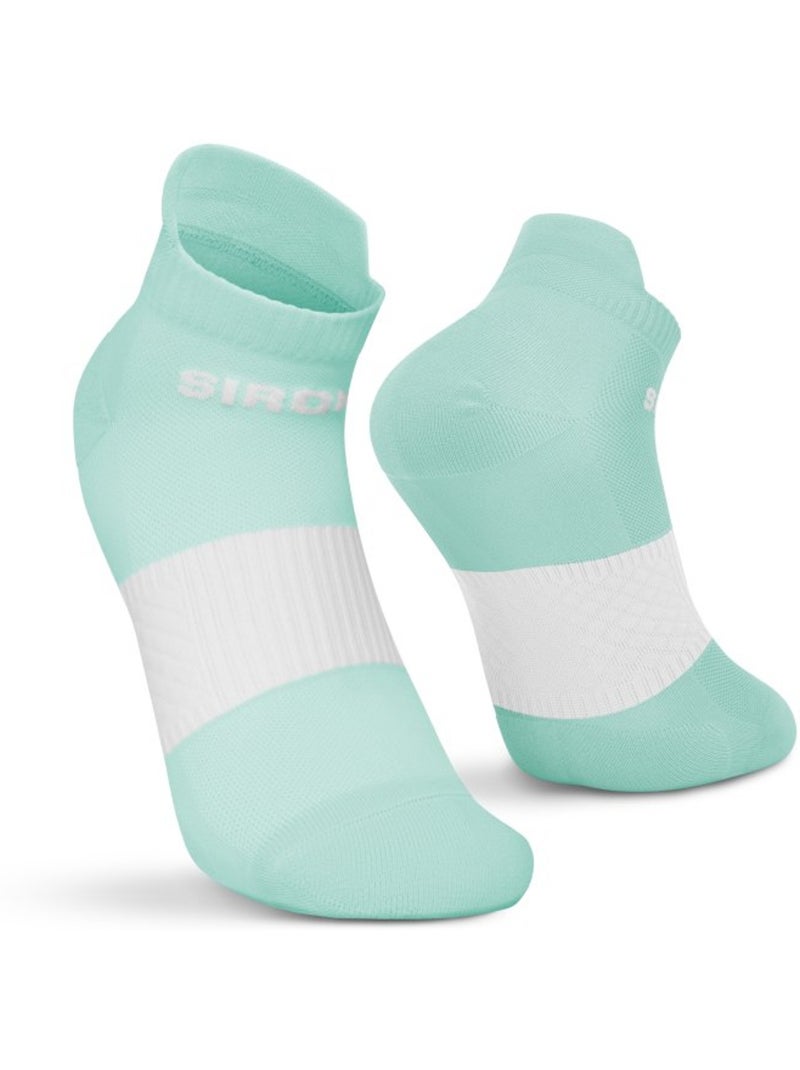 Calze da corsa corte in confezione da 3 paia fitness uomo e donna helix mint Verde - Kiabi