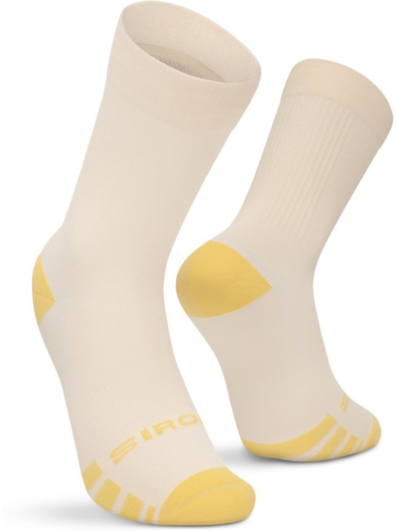 Calze da gravel ciclismo uomo e donna gs1 light Giallo - Kiabi