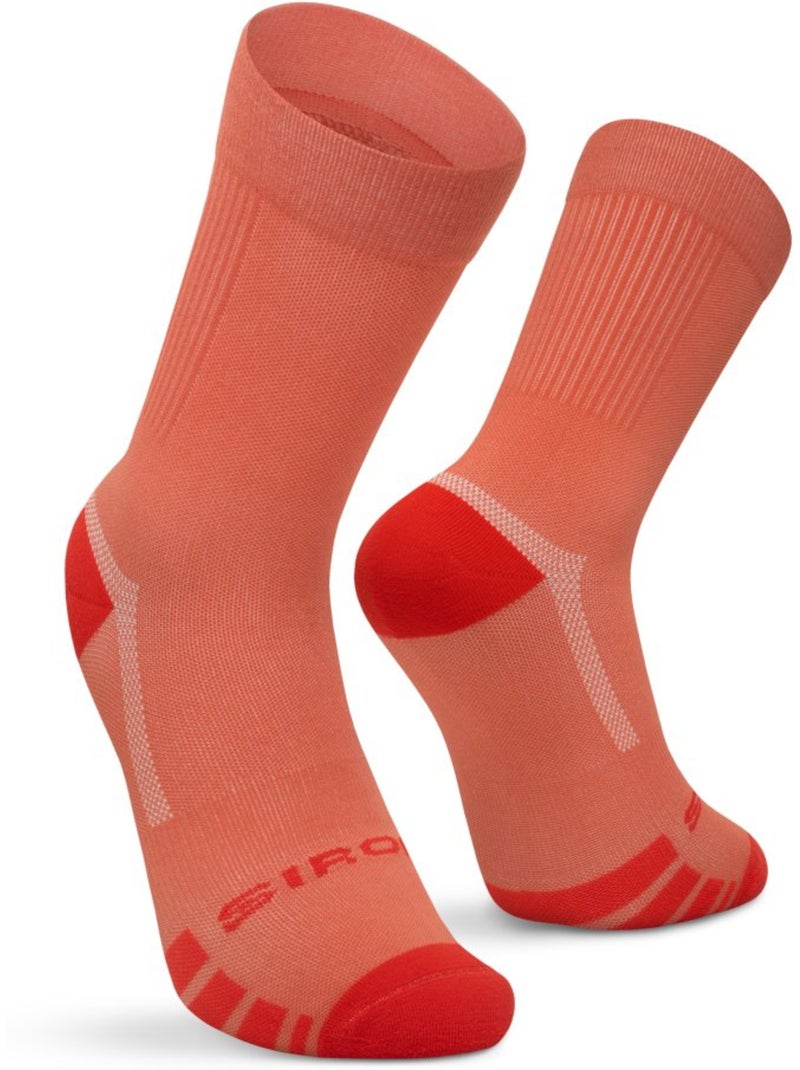 Calze da gravel ciclismo uomo e donna gs1 tile Rosso - Kiabi