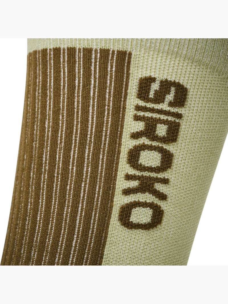 Calze da mtb ciclismo uomo e donna mtb shred matcha Verde - Kiabi