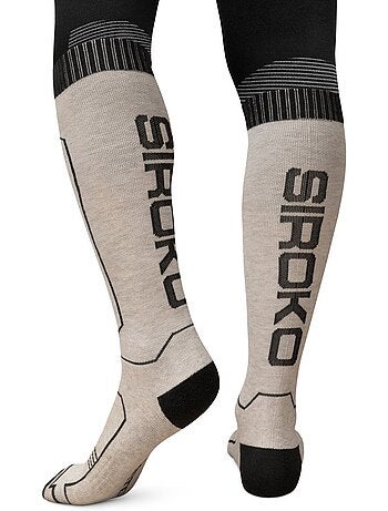 Calze da sci in lana sport invernali uomo e donna srx glide sand