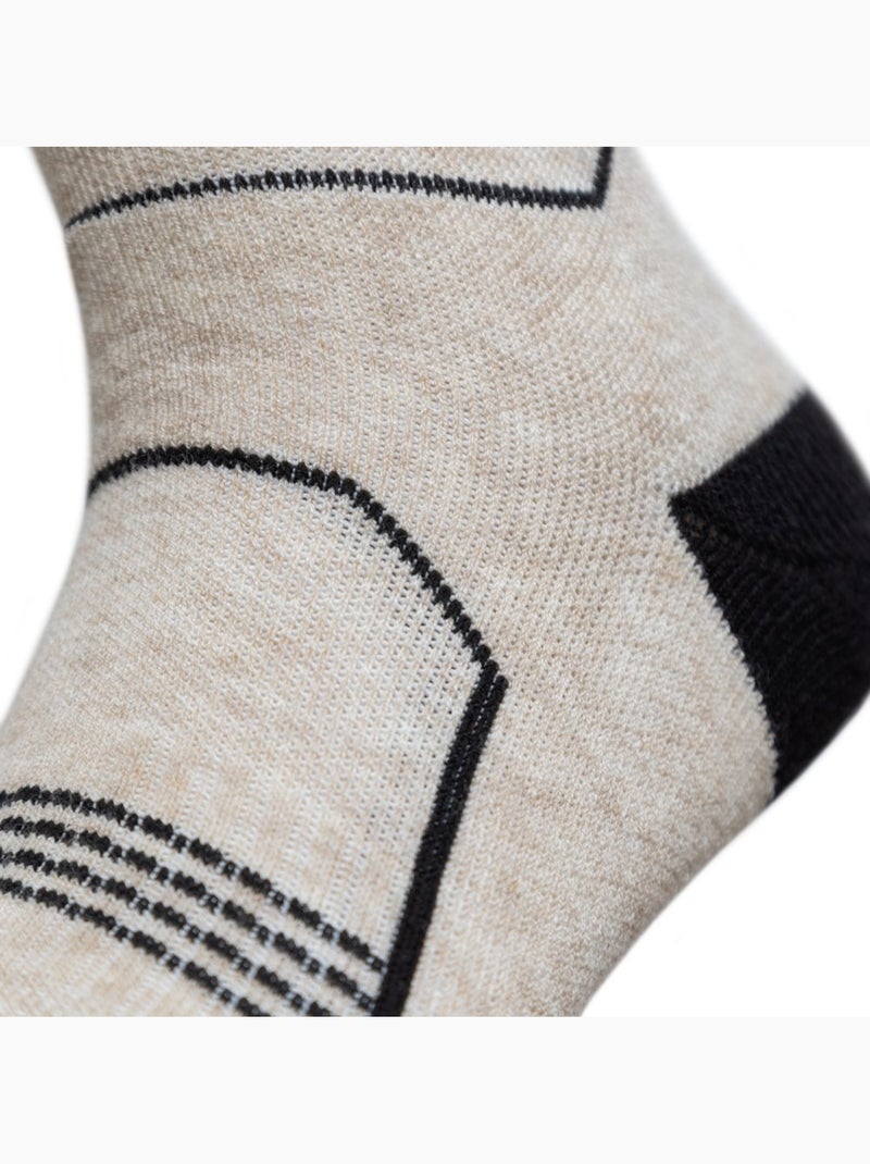 Calze da sci in lana sport invernali uomo e donna srx glide sand Beige - Kiabi