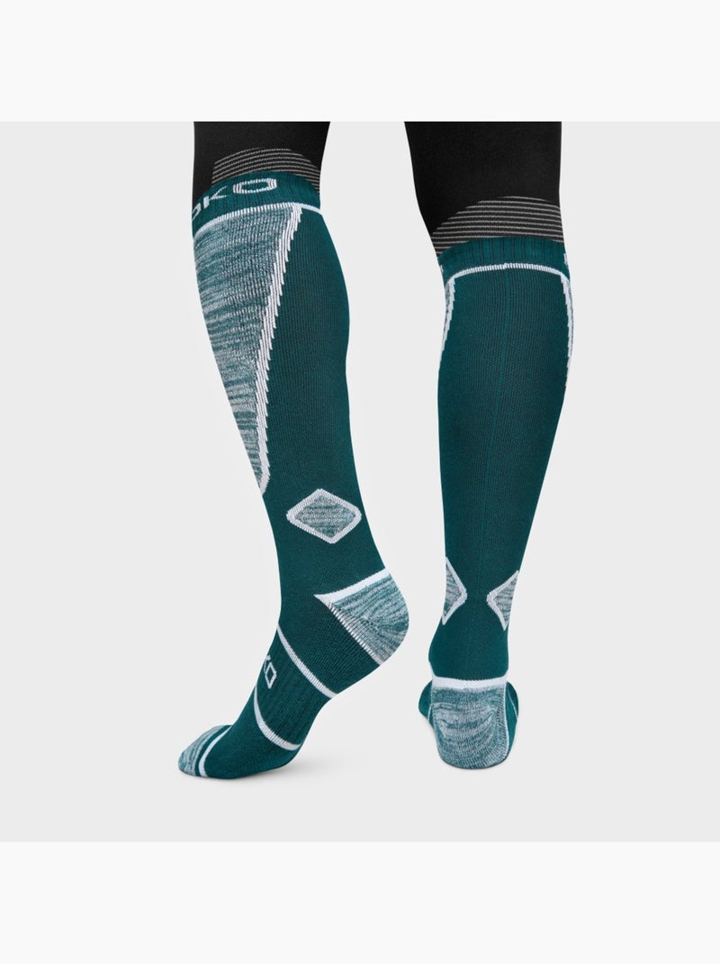 Calze da sci sport invernali uomo e donna daffy green ducky Blu - Kiabi
