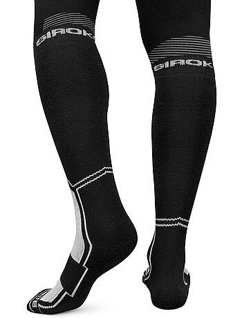 Calze da snowboard in lana sport invernali uomo e donna srx fend b&w