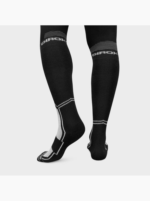 Calze da snowboard in lana sport invernali uomo e donna srx fend b&w - Kiabi Calze da snowboard in lana sport invernali uomo e donna srx fend b&w - Kiabi