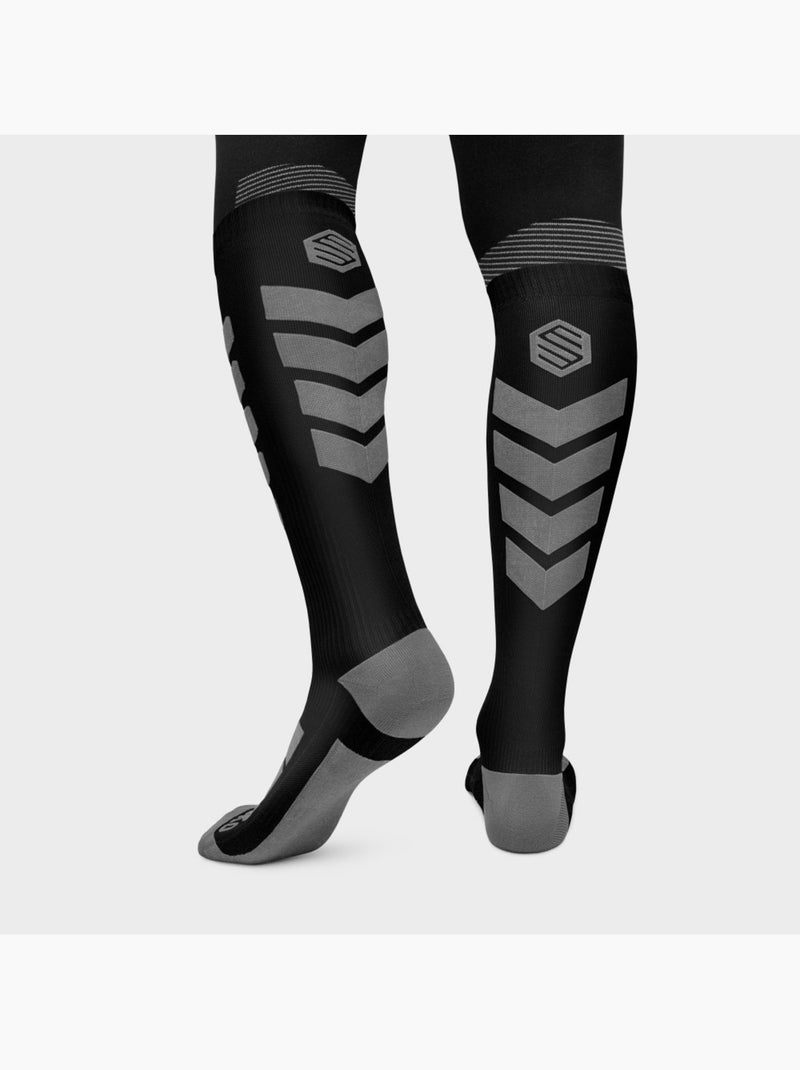 Calze da snowboard sport invernali uomo e donna aoraki Nero - Kiabi