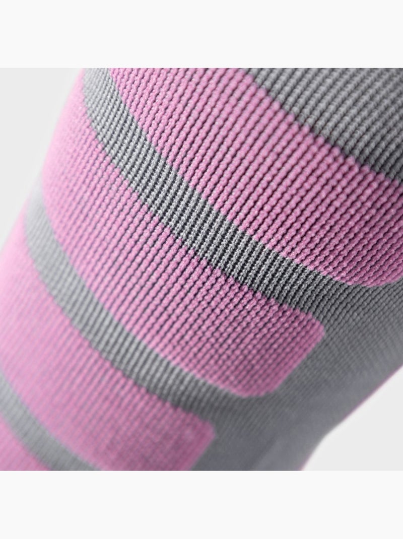 Calze da snowboard sport invernali uomo e donna aoraki powder Bianco Grigio - Kiabi
