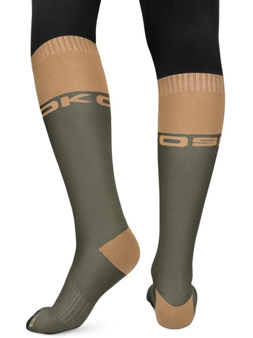 Calze da snowboard uomo e donna fuji olive - Kiabi