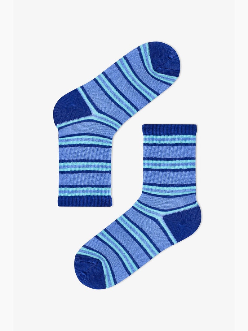 Calze da uomo ragazzo rockstar capy in cotone, confezione da 2 penti Blu marino - Kiabi