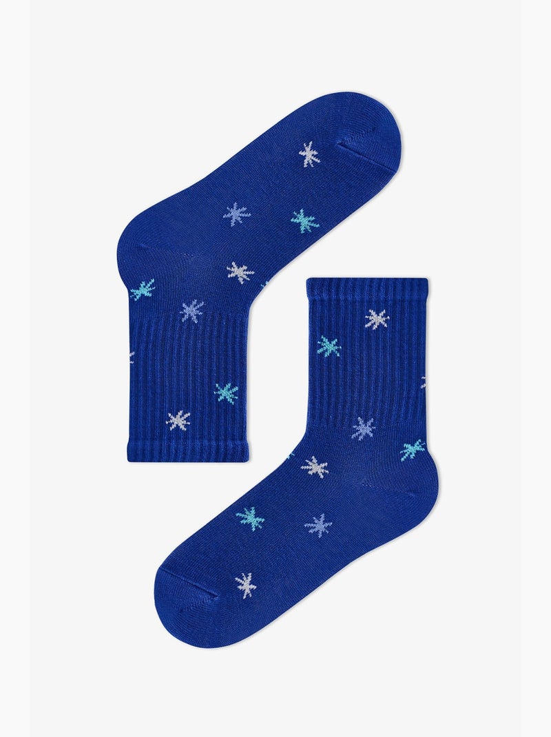 Calze da uomo ragazzo rockstar capy in cotone, confezione da 2 penti Blu marino - Kiabi