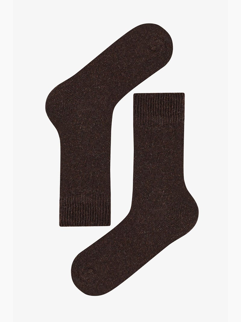 Calze da uomo terra classic con motivo a rombi, paio penti Beige naturale - Kiabi