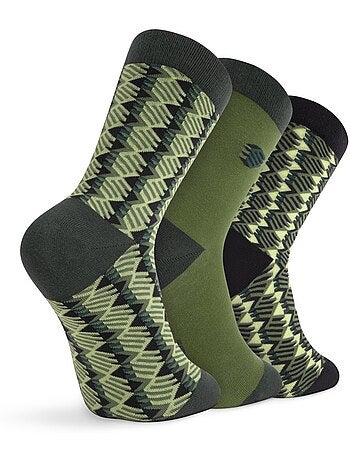 Calze in cotone in confezione da 3 paia lifestyle uomo e donna monogram
