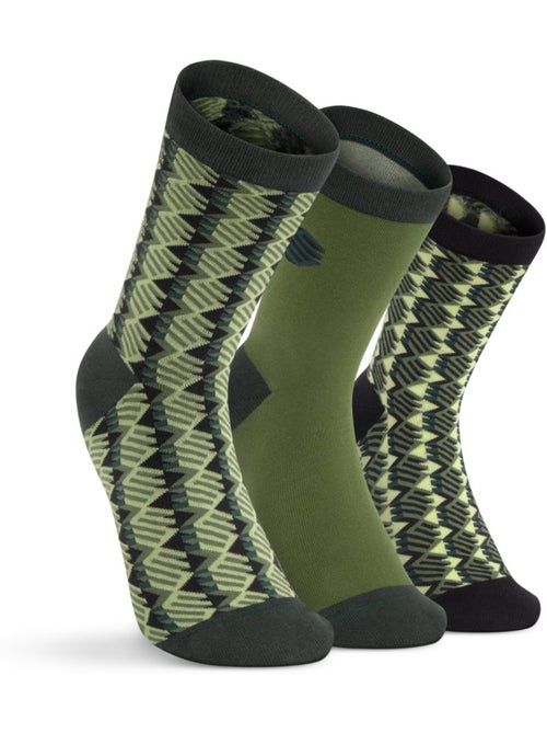 Calze in cotone in confezione da 3 paia lifestyle uomo e donna monogram - Kiabi