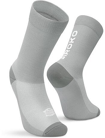 Calze invernali da ciclismo a mezza gamba uomo e donna s3 gray